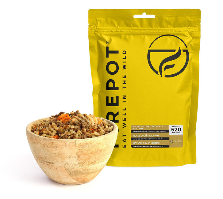 Firepot marhagulyás árpagyöngyvel 110g