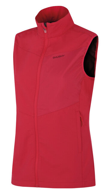 HUSKY Salien női softshell mellény, rózsaszín, L