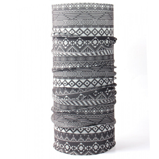 HUSKY Printemp multifunkciós kendő grey triangle stripes, UNI