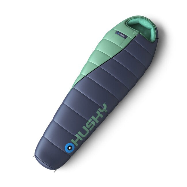 HUSKY Emotion szintetikus téli hálózsák -20, kék/mentazöld