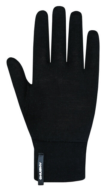 HUSKY Merglov merino unisex kesztyű, fekete