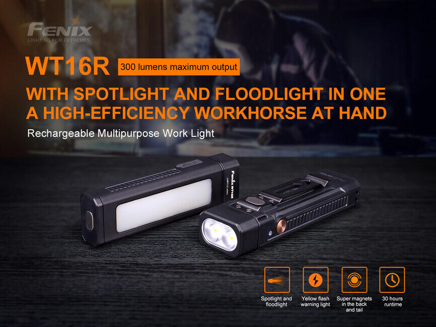Fenix WT16R újratölthető lámpa