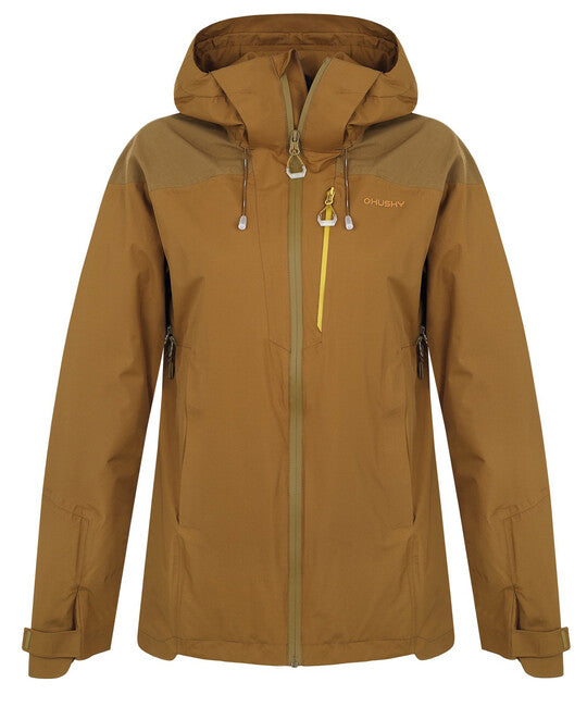 HUSKY Nicker női hardshell kabát, sötét khaki