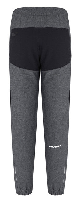 HUSKY Klass K gyerek softshell nadrág, fekete