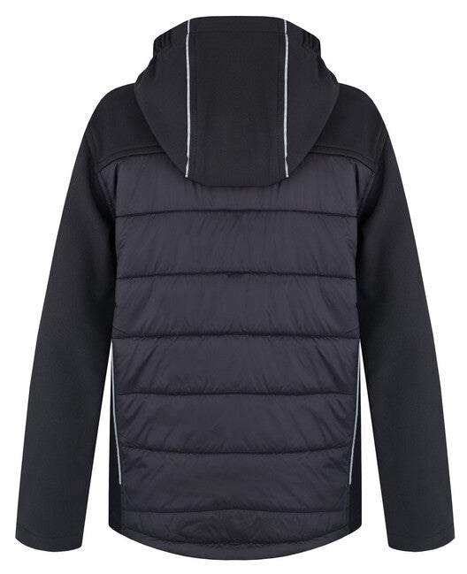 HUSKY Swany K gyerek töltött softshell kabát, fekete