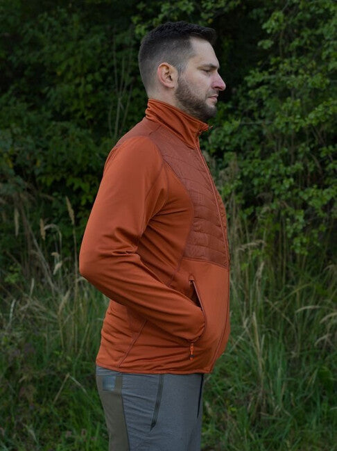HUSKY Airy férfi pulóver, brick orange