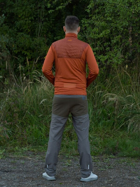 HUSKY Airy férfi pulóver, brick orange