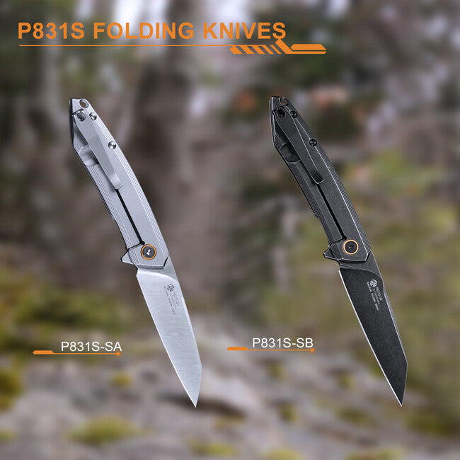 Ruike P831S kés, fekete