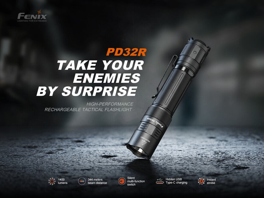 Fenix PD32R újratölthető lámpa