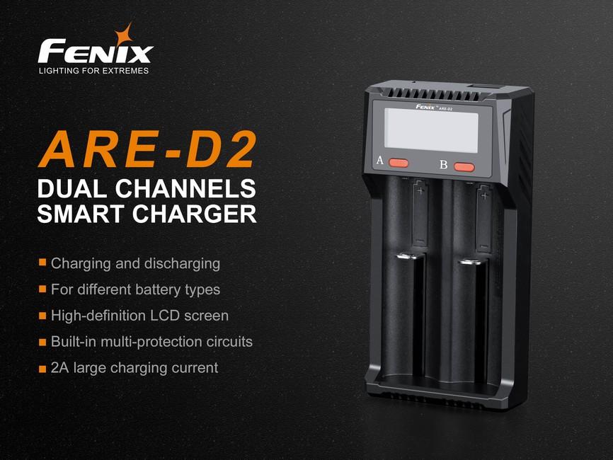 Fenix ARE-D2 USB töltő (Li-ion, NiMH)