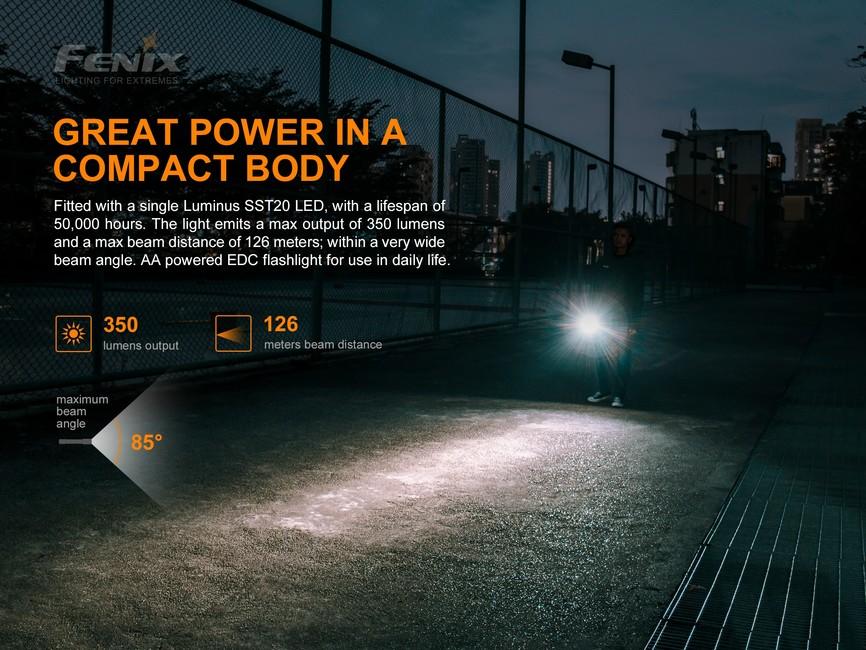Fenix E20 V2.0 lámpa