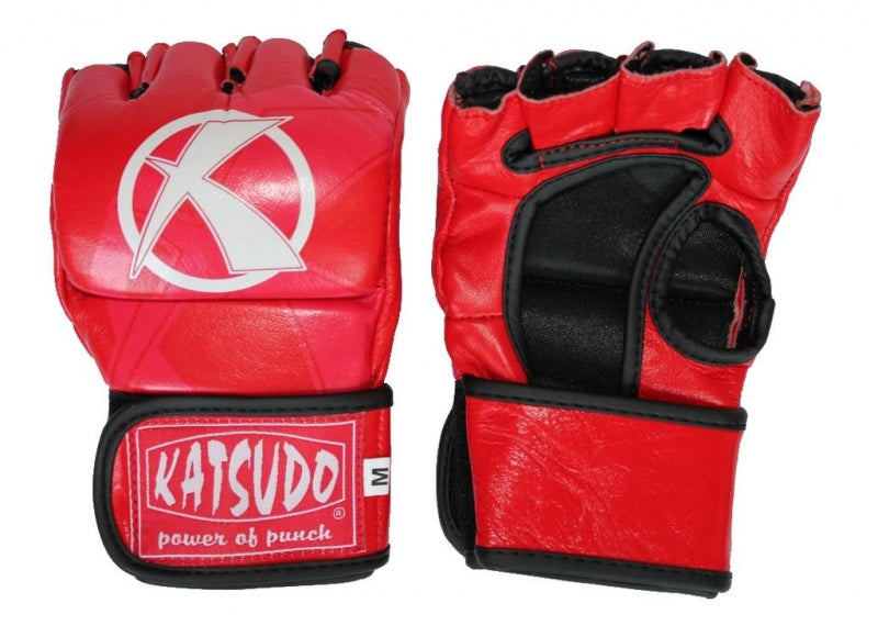 Katsudo Challenge MMA kesztyű, piros