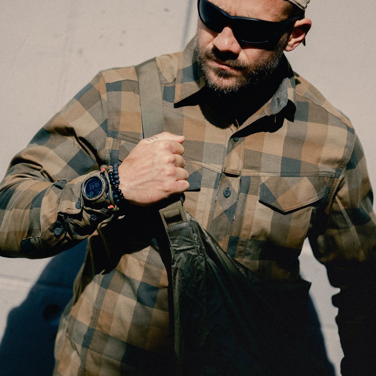 Helikon-Tex Defender Mk2 Nylon Sorona Blend košeľa, Bayou Moss Checkered