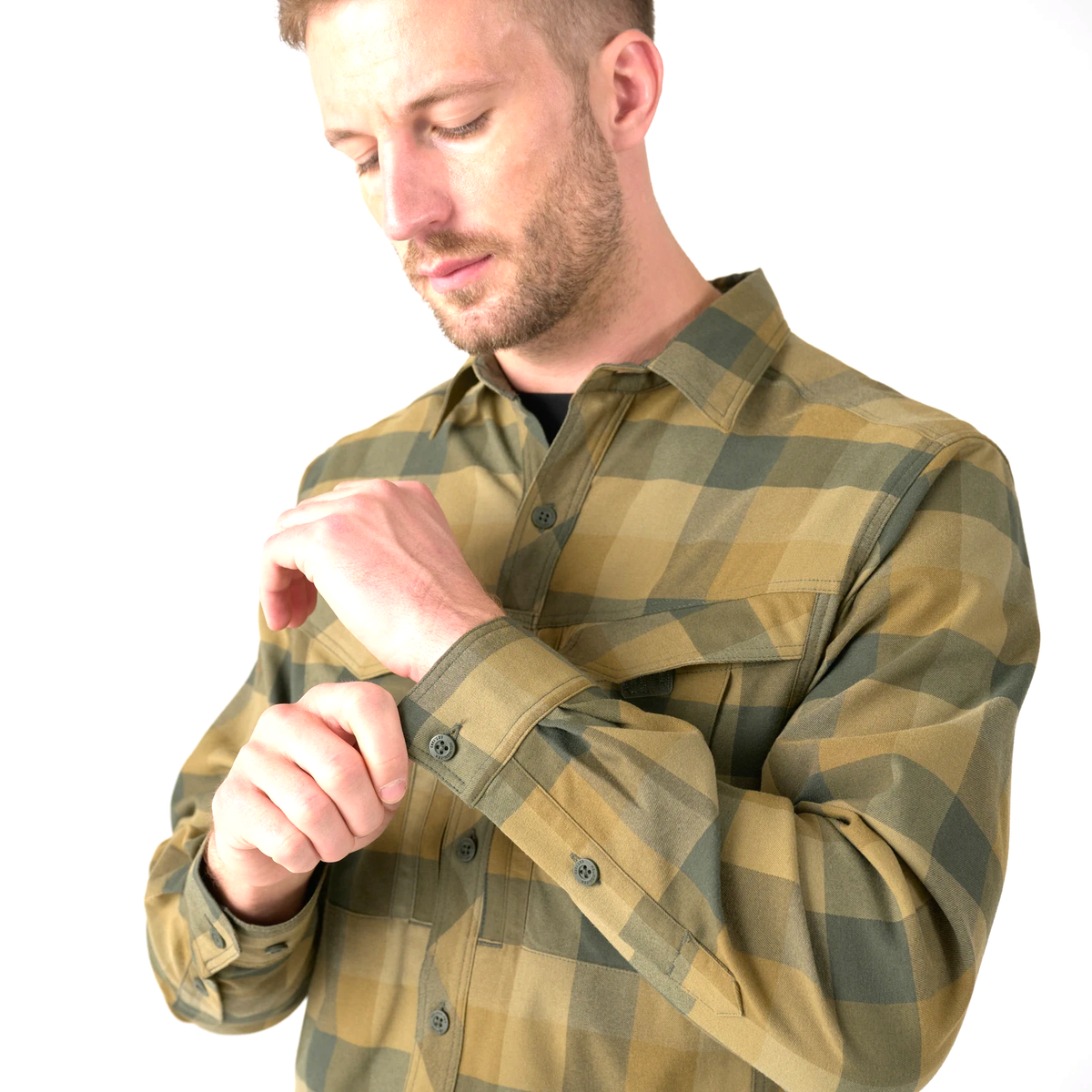 Helikon-Tex Defender Mk2 Nylon Sorona Blend košeľa, Bayou Moss Checkered