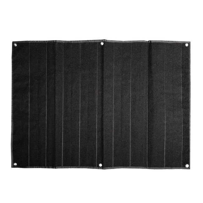 WARAGOD Large Velcro Panel fekete takaró 6 fűzőlyukkal Blanket with eyelets Black