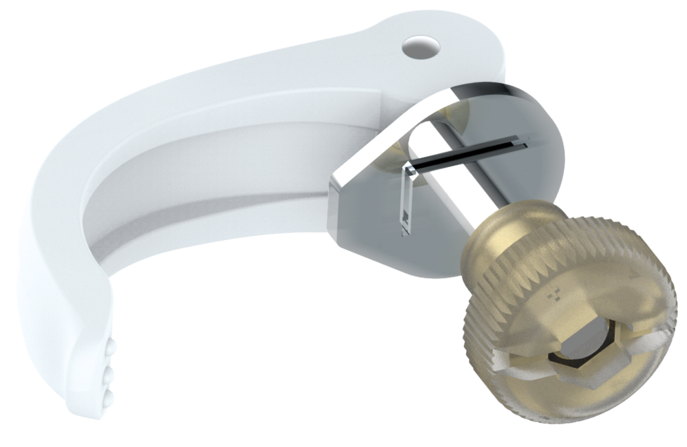 LEKI Speed Lock 1 Lever tartalék alkatrész, fehér, 14|12 mm