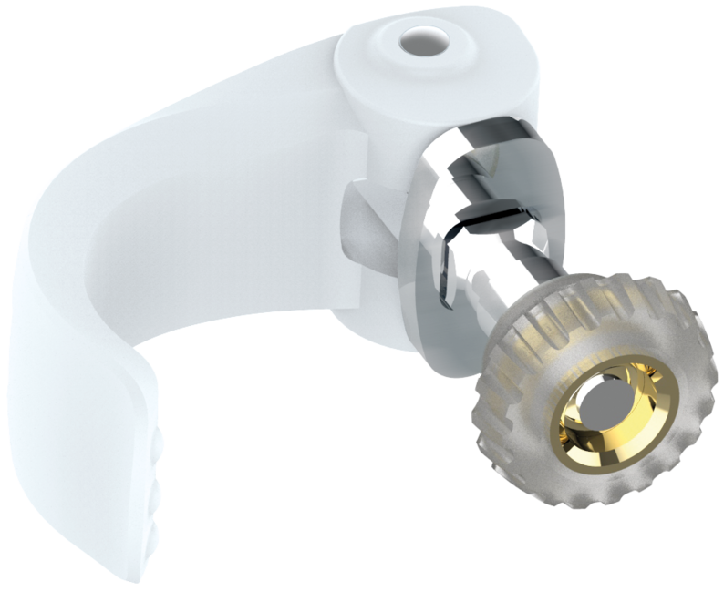 LEKI Speed Lock 2 Lever tartalék alkatrész, fehér, 14|12 mm