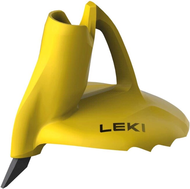 LEKI Fin Vario Basket tányérka, neon sárga, L/XL