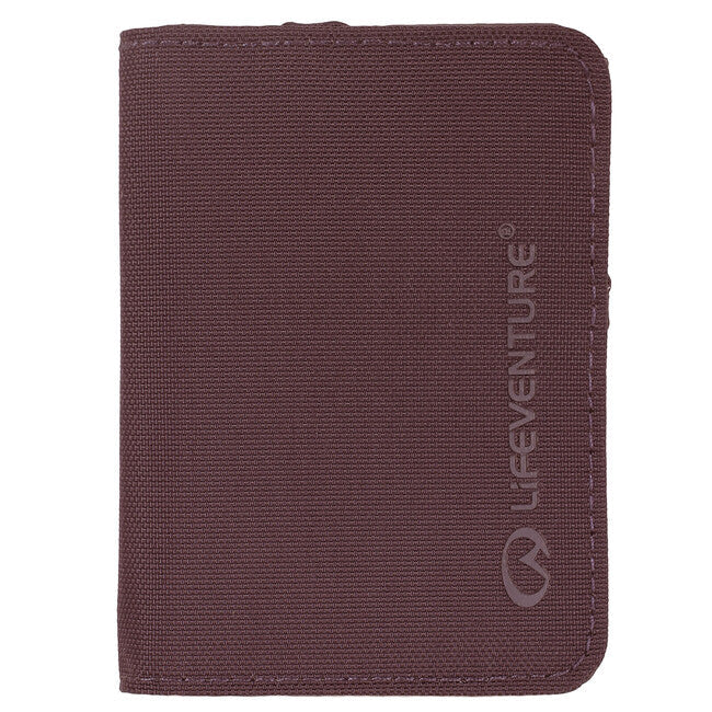 Lifeventure hitelkártyatartó RFID védelemmel, plum