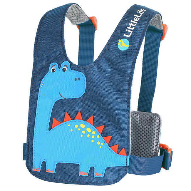 LittleLife gyerek hám pórázzal, dino