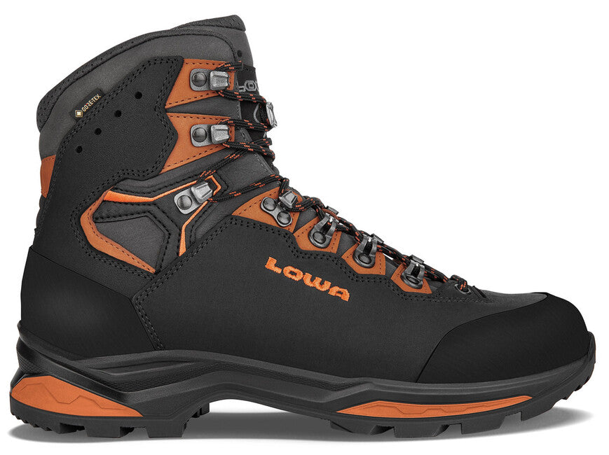LOWA Camino Evo GTX férfi túrabakancs, fekete/narancssárga