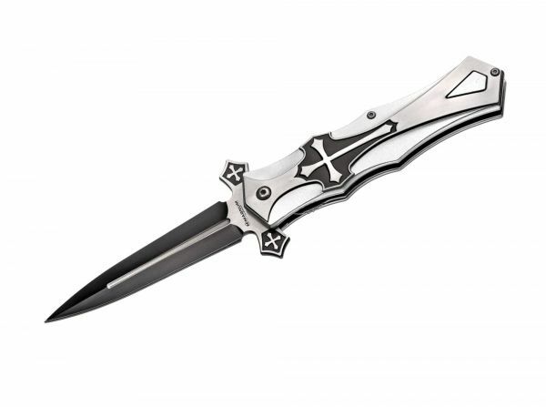 BÖKER® Magnum Crusader zsebkés 10 cm, fekete, alumínium