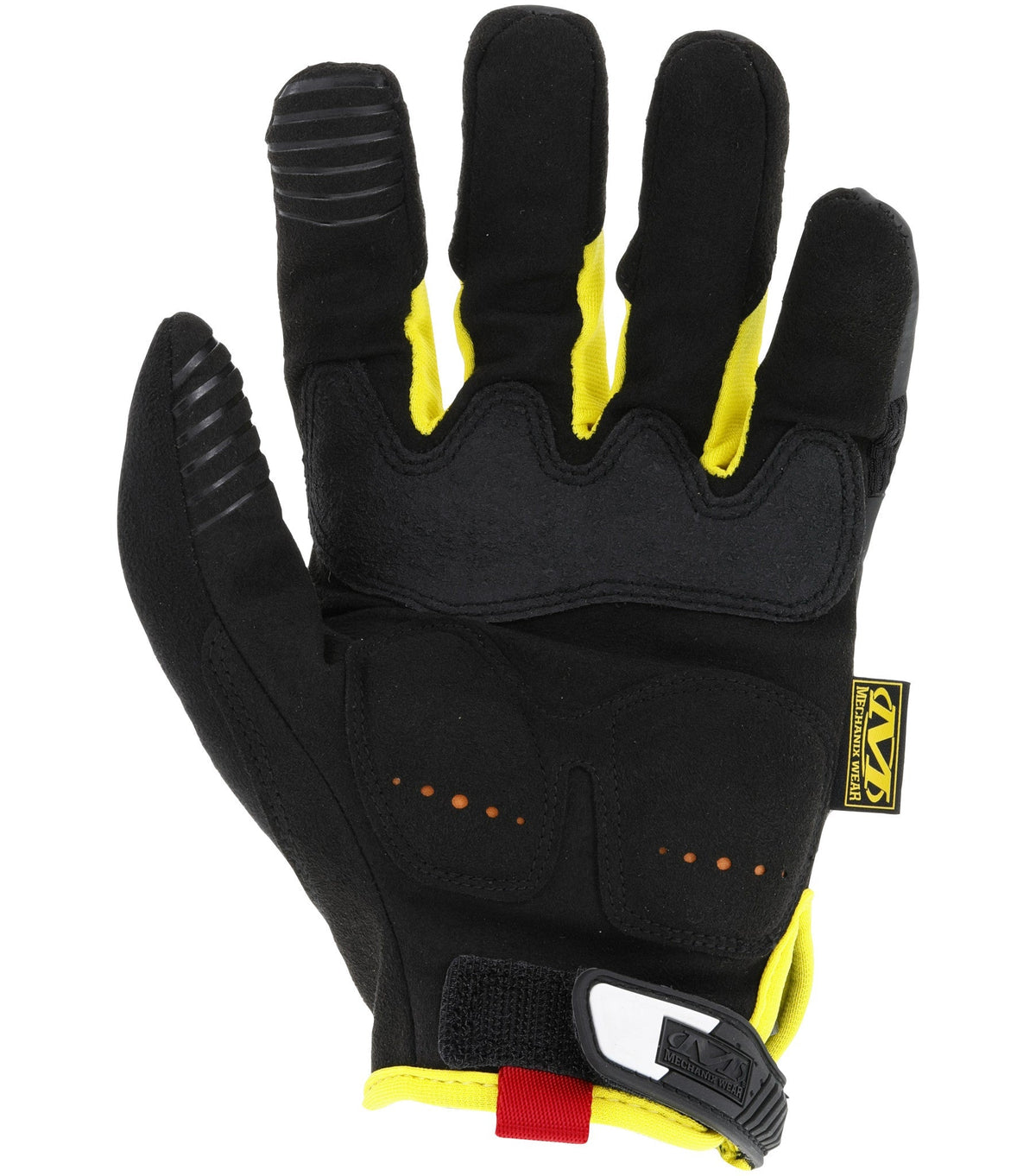 Mechanix M-Pact munkavédelmi kesztyű, fekete/sárga