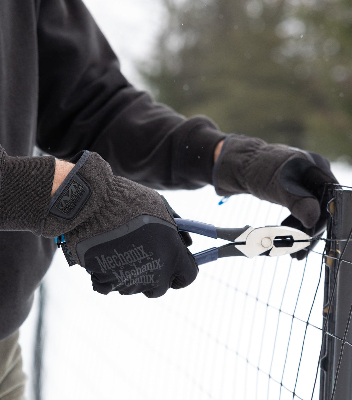 Mechanix Wear ColdWork FastFit Insulated kesztyű, fekete szürke