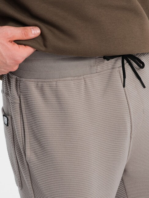 Ombre V4 férfi jogger melegítőnadrág, szürke