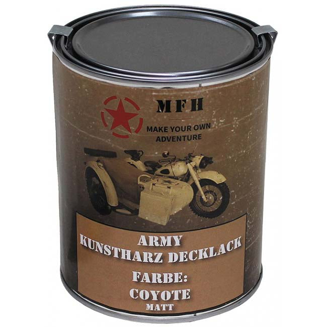 MFH matt palack katonai, szín coyote, 1 liter