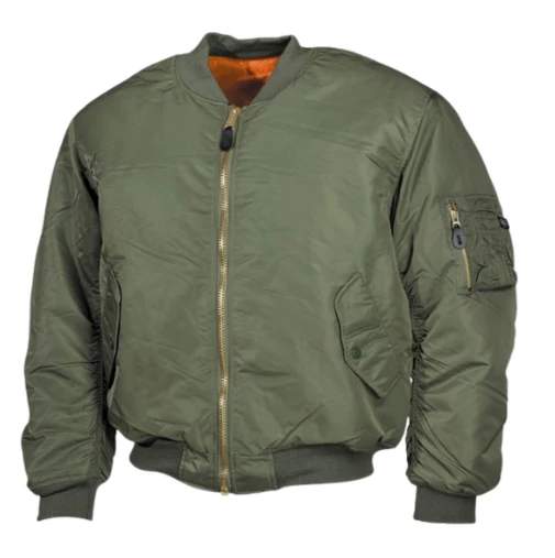 MFH MA1 bomber pilótakabát, olívazöld