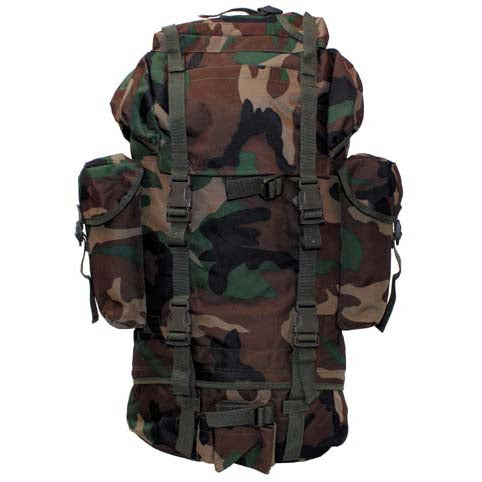 MFH BW vízálló hátizsák woodland minta, 65L