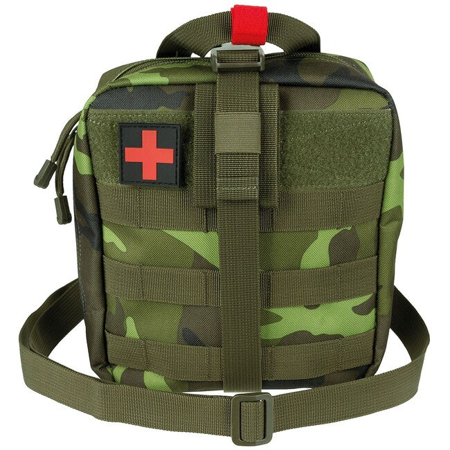 MFH MOLLE IFAK elsősegélykészlet zseb, M 95 CZ camo