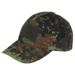 MFH Operations baseball sapka Velcro panelokkal, BW camo