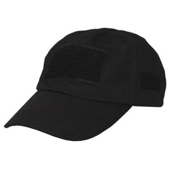 MFH Operations baseball sapka Velcro panelokkal, fekete