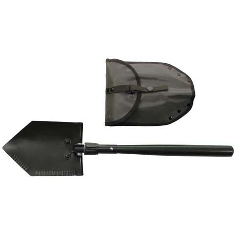 MFH tábori lapát fa nyéllel, olívazöld, 62cm
