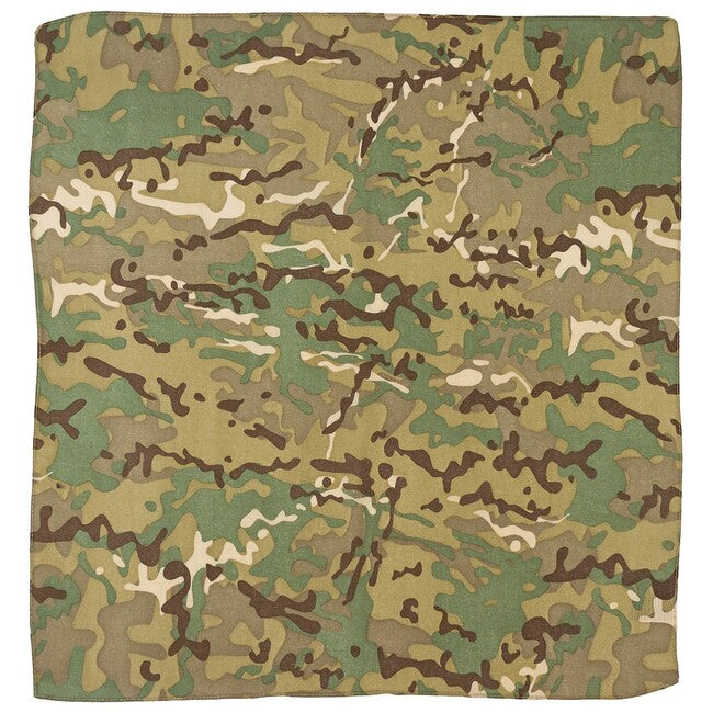 MFH operation-camo pamut kendő, kb. 55 x 55 cm