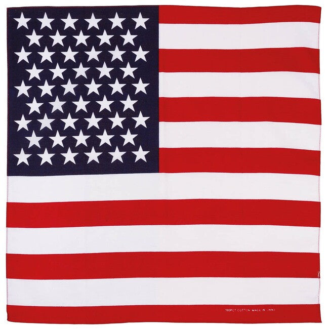 MFH kendő pamut, USA zászló, kb. 55 x 55 cm