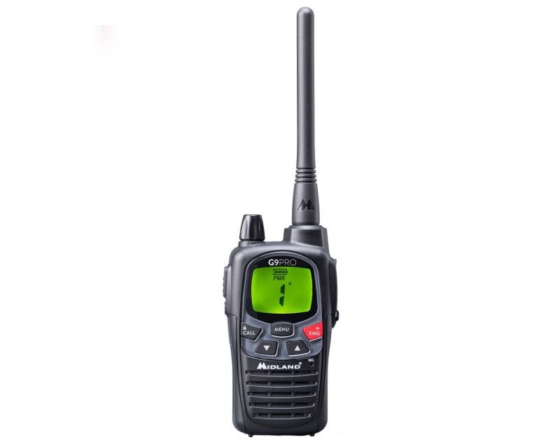 Midland G9 PRO PMR adóvevő, fekete