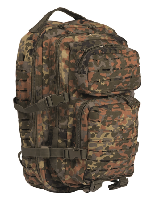 Mil-Tec US Assault Large hátizsák Laser Cut, flecktarn, 36L