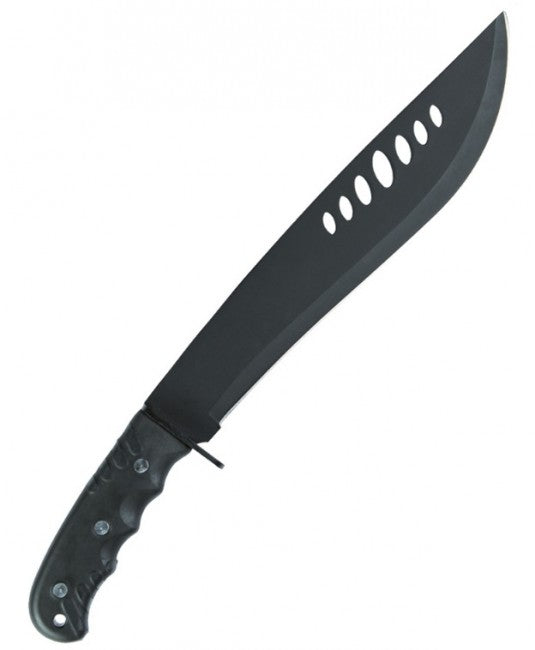 Mil-Tec Bolo Jungle machete tokkal, fekete, 44cm