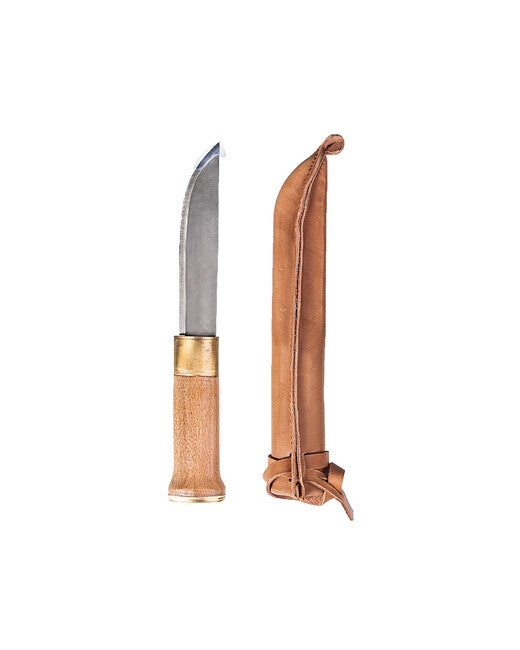 Mil-Tec FINN kés 24 cm bőr tokkal, kis