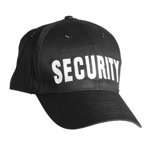 Mil-Tec SECURITY baseball sapka, fekete