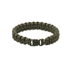 Mil-Tec Survival paracord karkötő 15mm, olívazöld