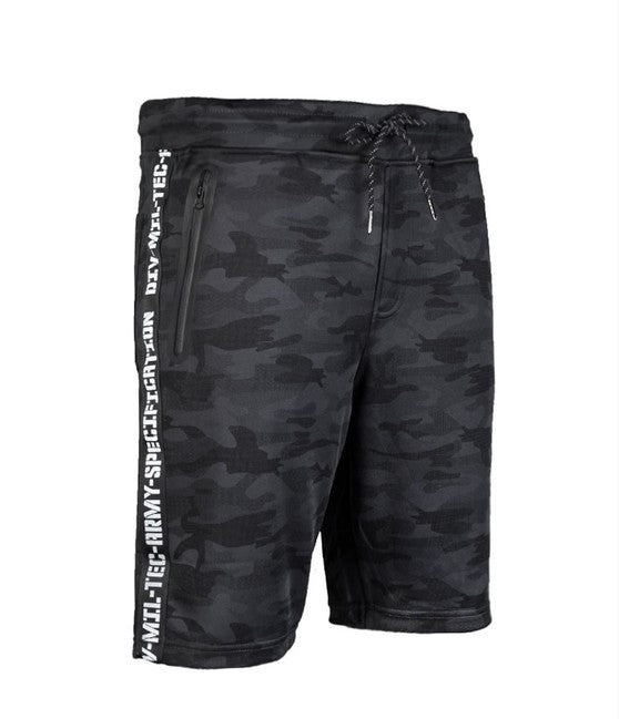 Mil-Tec Training férfi melegítő rövidnadrág, Dark camo