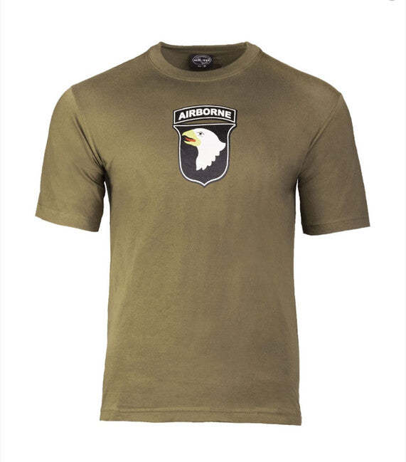 Mil-Tec airborne póló, olívazöld