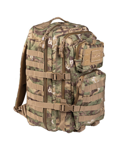 Mil-Tec US assault hátizsák Large Woodland-Arid, 36L