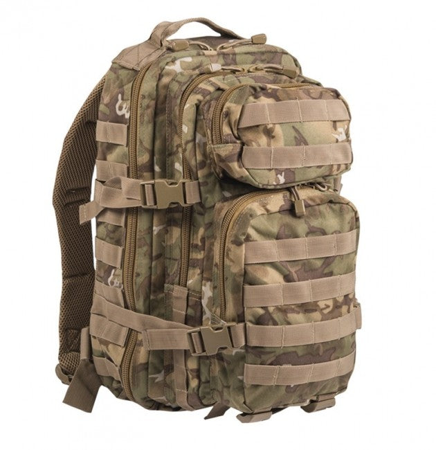 Mil-Tec US assault Small hátizsák woodland-arid, 20L