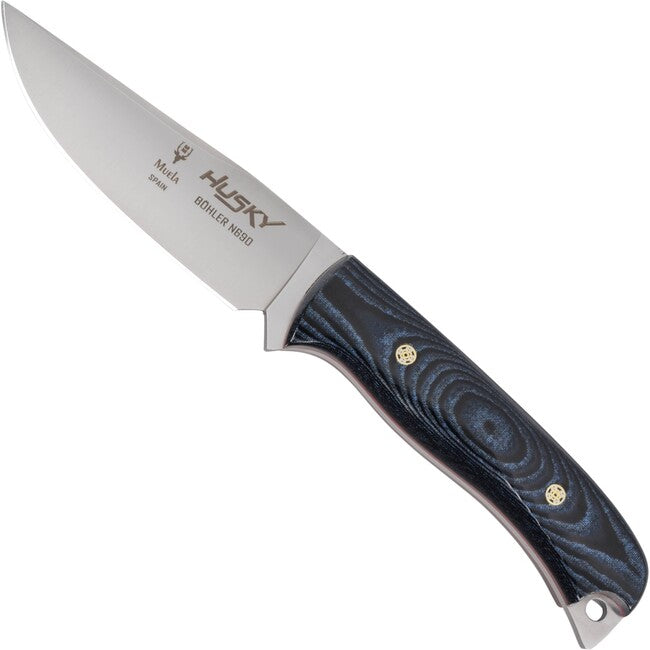 MUELA Huksy fix pengéjű kés Micarta