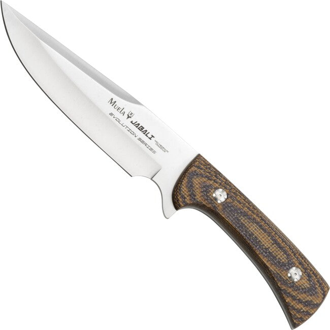 MUELA Jabali fix pengéjű kés Micarta Mustard